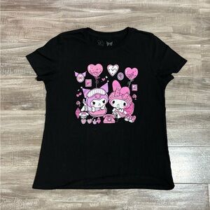 ! NEW! Sanrio Sleepover My Melody and Kuromi Hello Kitty Kawaii Design Size S